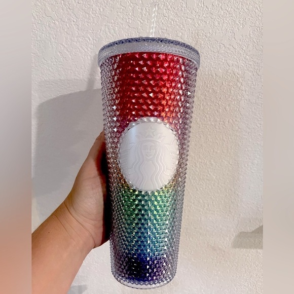 Starbucks Rainbow Studded Venti 24 oz Tumbler Summer 2020 Pride Month - Picture 1 of 4
